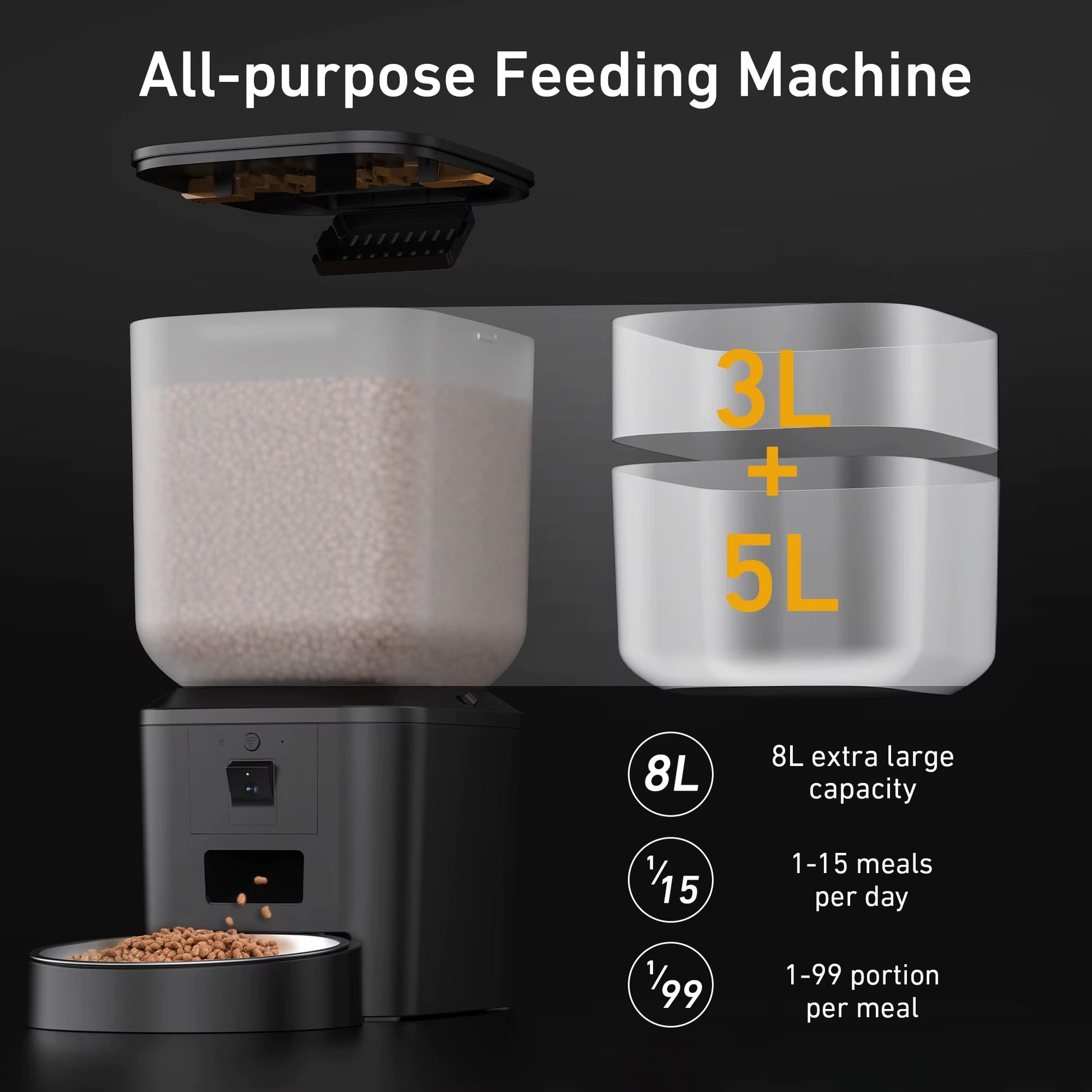8L Automatic Smart Pet Feeder